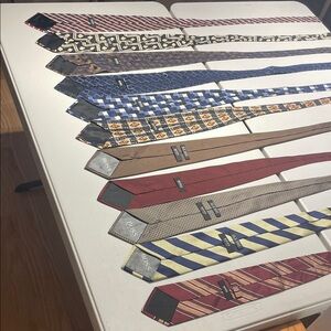 Lot of 11 Hugo Boss Men's Ties - vintage Collection